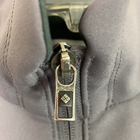 Columbia Jacket Women XS Extra Small Lightweight Jacket Gray with Pockets - Picture 4 of 8